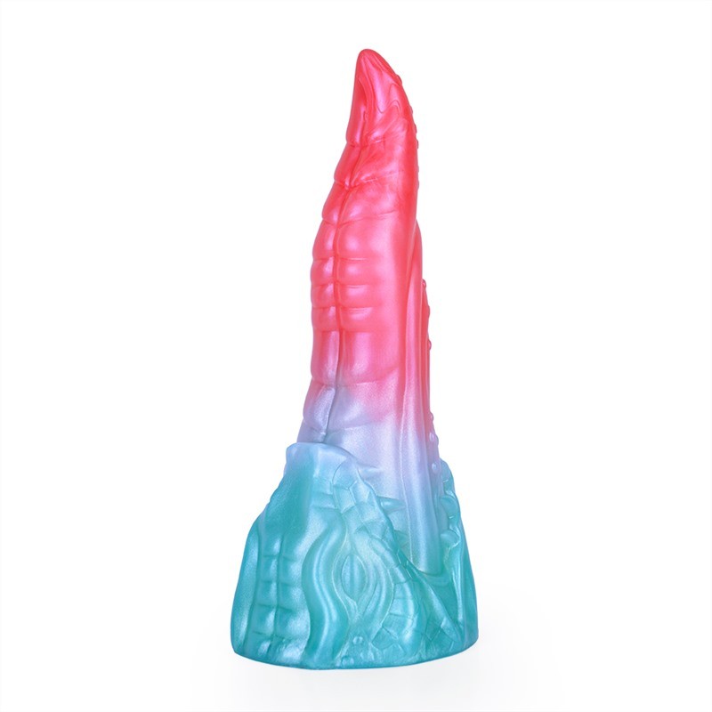 8 Inch Fantasy Soft Silicone Dragon Tongue Dildo