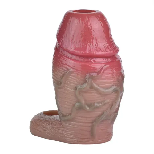 4.5 Inch Thick Penis Extension Open Ended Realistic Cock Sheath