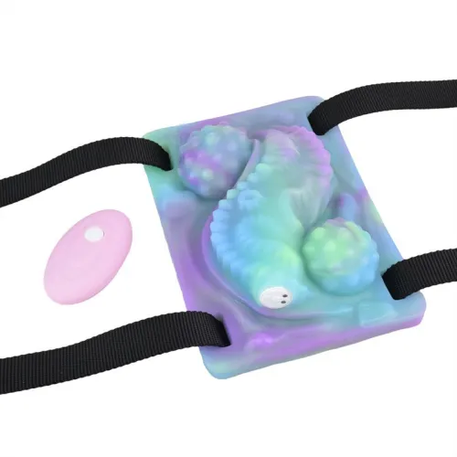 Fantasy Monster Strap On Grinder Vibrator Silicone Leg Grinding Toy
