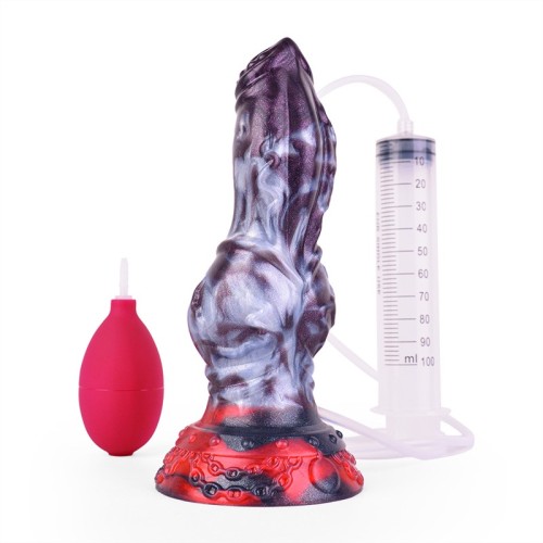 8 Inch Cum Squirting Big Knotted Dog Dildo Ejaculating Sex Toy