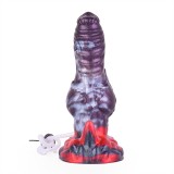 7.5 Inch Silicone Squirting Dog Penis Fantasy Ejaculating Knot Animal Dildo