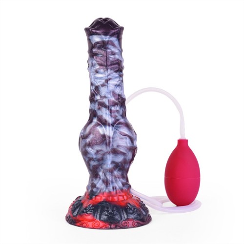 8.5 Inch Ejaculating Horse Knot Dildo Silicone Squirting sex Toys