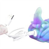 Glow-In-The-Dark Exotic Grinder Vibrator Rechargeable Sex Grinding