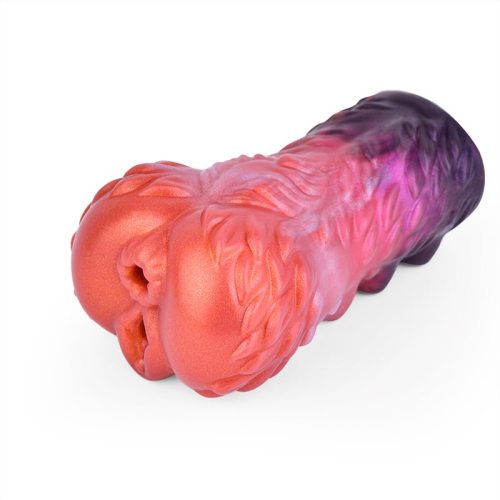 Fantasy Dog Airplane Cup Two Channel Silicone Wolf Pussy Toy