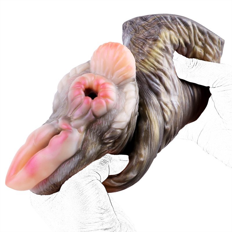 Bizarre Beast Men Masturbator Two Channel Camel Shape Pussy Toy