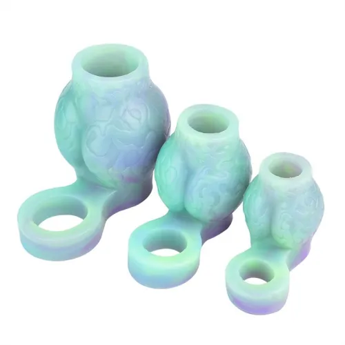 Luminous Knot Penis Extension Sleeve Silicone Fantasy Cock Sheath