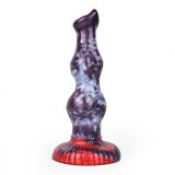 7.8 Inch Double Knot Dildo Fantasy Silicone Dog Canine Sex Toy