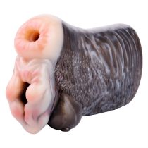 Bizarre Beast Men Masturbator Two Channel Silicone Sheep Pussy Toy