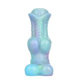 5.9 Inch Luminous Silicone Horse Penis Sleeve Fantasy Knot Sheath