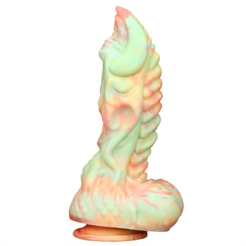 9.5 Inch Big Fantasy Rhino Dildo Soft Silicone Animal Shape Penis