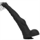 12.5 / 14 / 16 Inch Huge Black Silicone Sea Horse Dildo