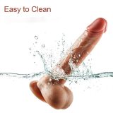 8 Inch Remote Control Heating Vibrating and Thrusting Dildo