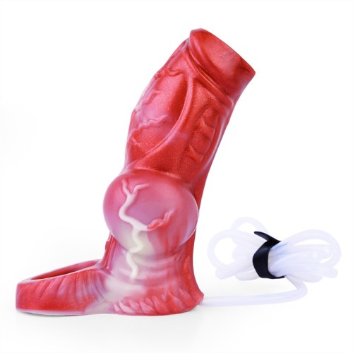4.9 / 5.8 Inch Ejaculating Big Knot Sleeve Fantasy Penis Extension