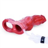 4.8 / 5.6 Inch Ejaculating Knot Penis Sleeve Silicone Cock Extension