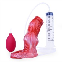 4.8 / 5.6 Inch Ejaculating Knot Penis Sleeve Silicone Cock Extension