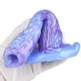 7.5 Inch Fantasy Silicone Alien Ovipositor Dildo with Eggs