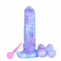 7.5 Inch Fantasy Silicone Alien Ovipositor Dildo with Eggs