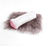Soft Silicone Exotic Furry Pussy Toy Small Men Masturbator