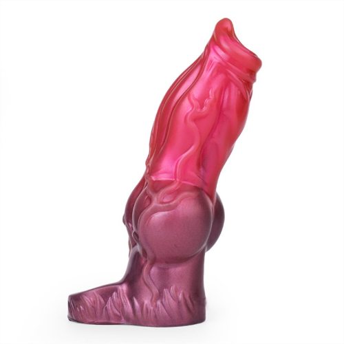6.1 / 7 Inch Dog Penile Sheath Soft Silicone Knotted Animal Cock Sleeve