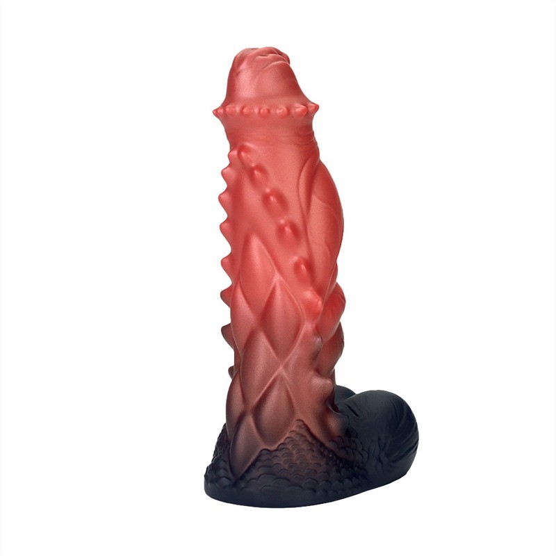 8 / 9 / 10.5 / 12 / 13.5 Inch Liqiud Silicone Soft Flexible Monster Dildo