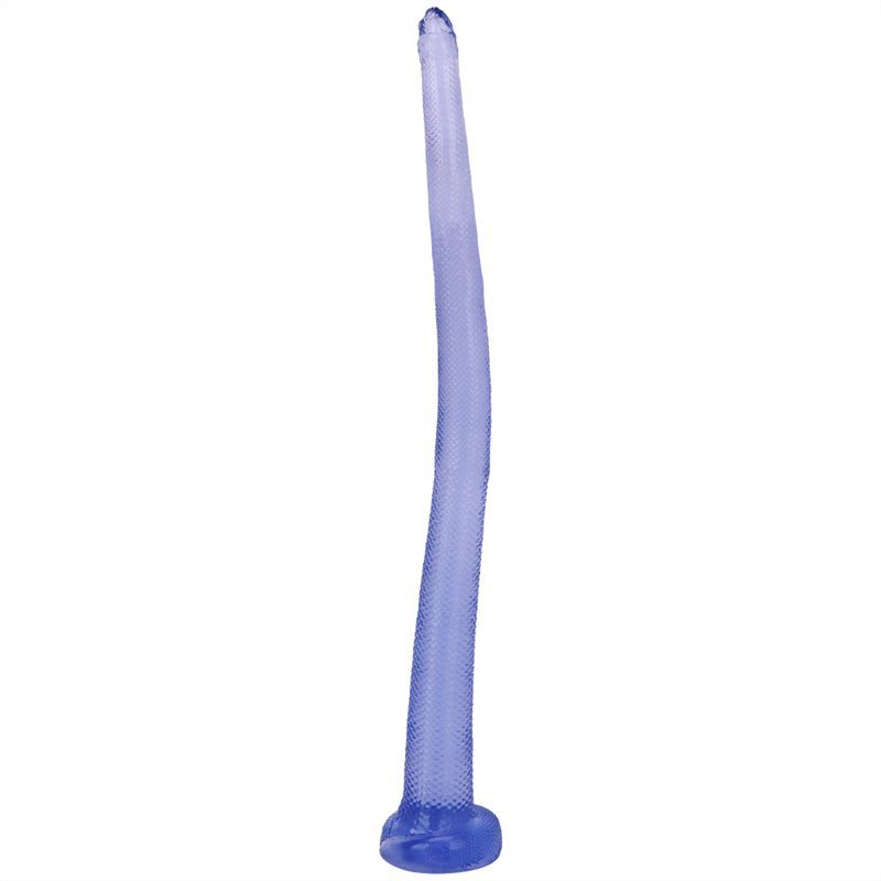 21 Inch Extra Long Slim Snake Dildo PVC Anal Stretcher