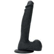 8.5 Inch Black Soft Silicone Life Like Dildo