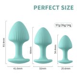 Mini Three-Piece Set Invisible Anal Plugs for Men and Women