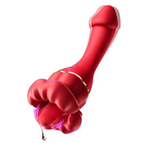 Dual Ends Rose Dildo Oral Tongue Licking Vibrator