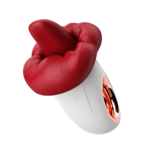 10 Powerful Vibration Realistic Tongue Licking Sex Toy
