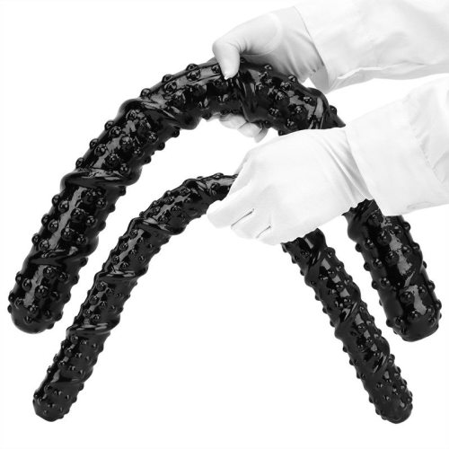 20.5/24.5 Inch Huge Beaded PVC Double Ended Dildo
