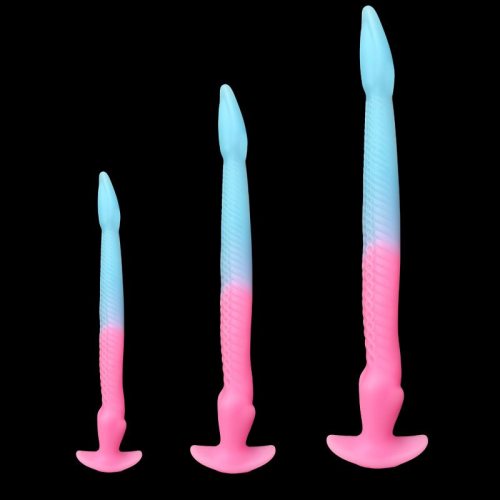 11.5/15/19 Inch Long Slim Octopus Tentacle Anal Stretching Dildo