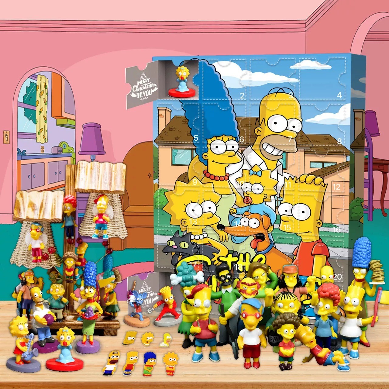 Simpsons Advent Calendar Customize and Print