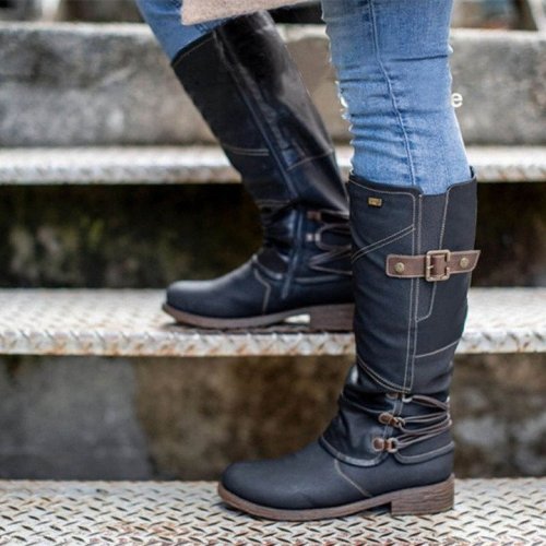 UGG® - Women's Vintage Leather Zipper High Snow Boots