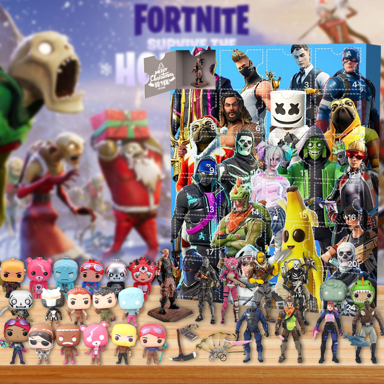 US 41.90 Fortnite Advent Calendar 2021 The One With 24 Little