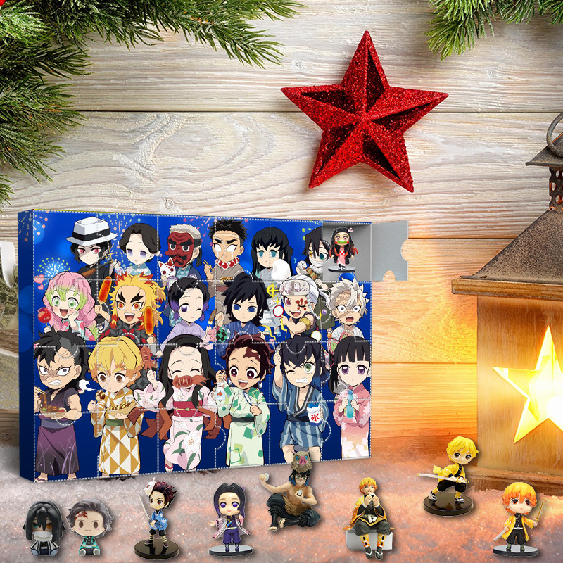 Demon Slayer Advent Calendar Customize and Print