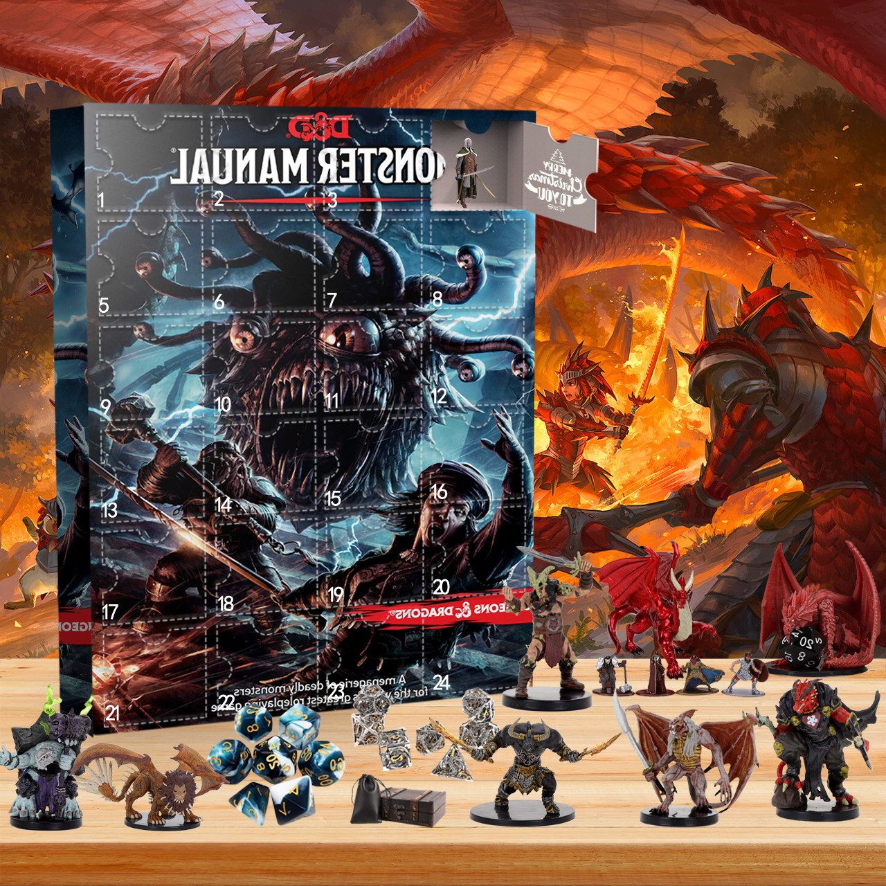 US 39.98 Dungeons & Dragons Advent Calendar🎁24 Gifts Are In It www