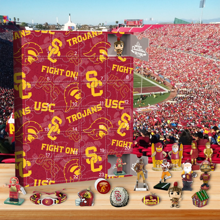 Us$ 39.99 - Usc Trojans Advent Calendar 2021-- 🎁The One With 24 Little Doors - Www.aoaozz.com
