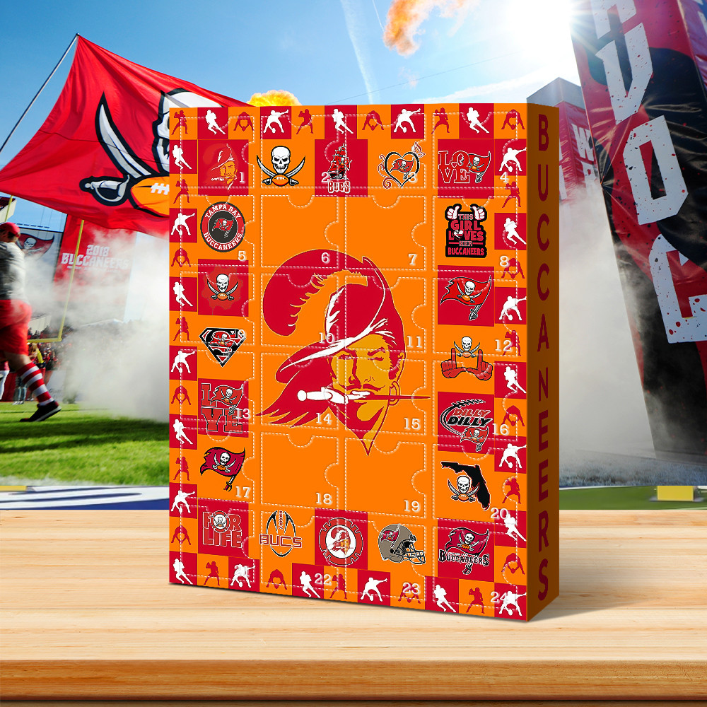 US 39.98 Tampa Bay Buccaneers Advent Calendar🎁24 Gifts Are In It