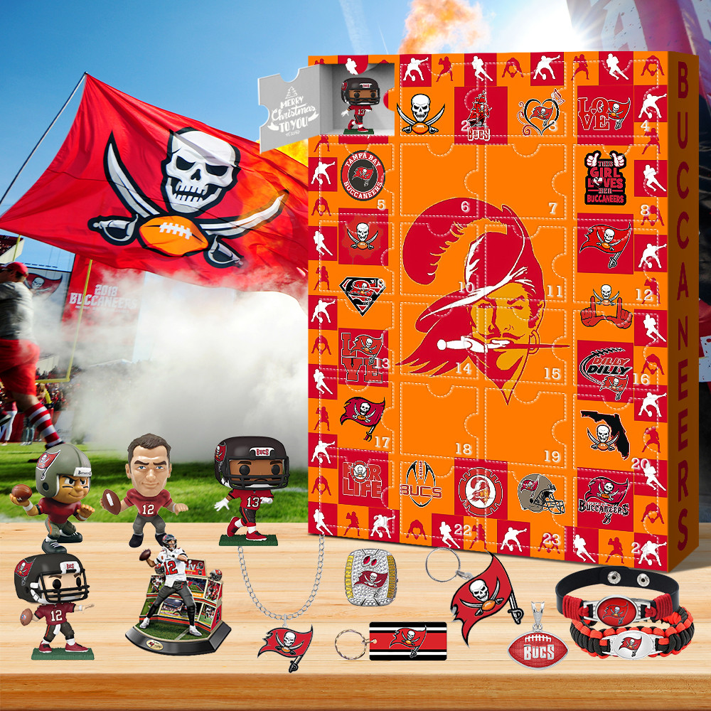 US 39.98 Tampa Bay Buccaneers Advent Calendar🎁24 Gifts Are In It