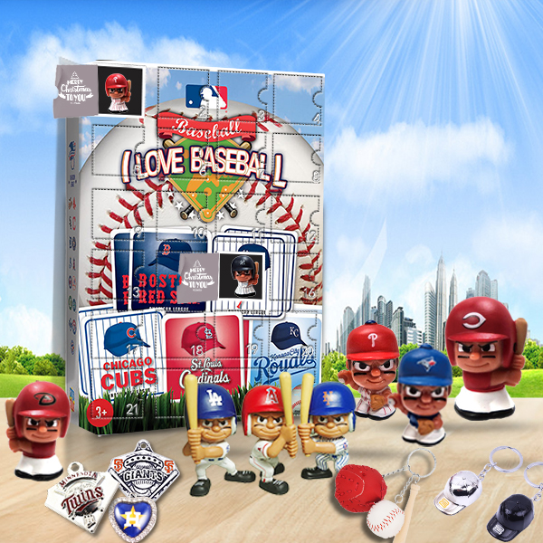  43.99 Baseball Advent Calendar The One With 24 Little Doors🎄