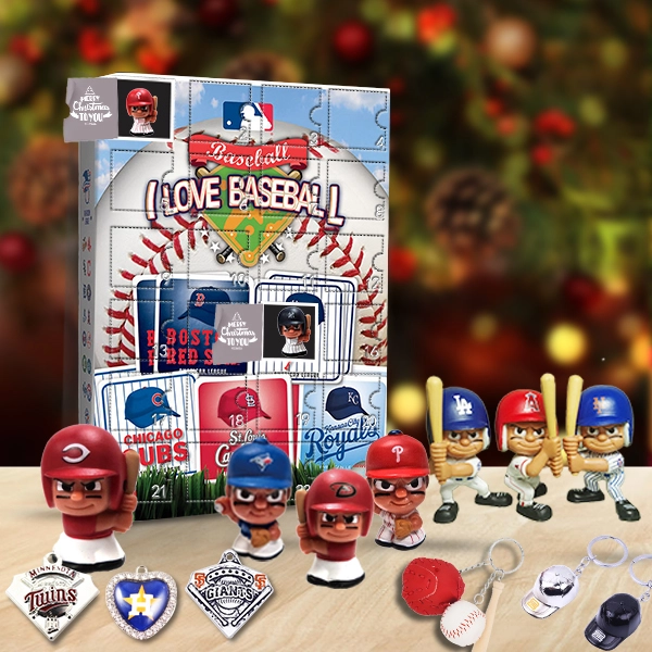  43.99 Baseball Advent Calendar The One With 24 Little Doors🎄