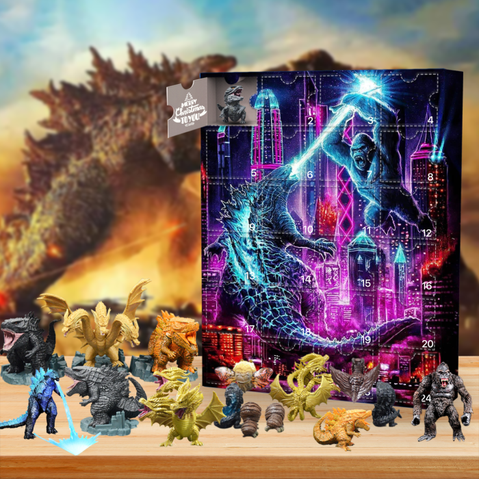 Godzilla Advent Calendar Customize and Print