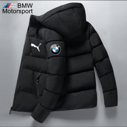 🔥PUMA and BMW Warm Hooded Down Jacket