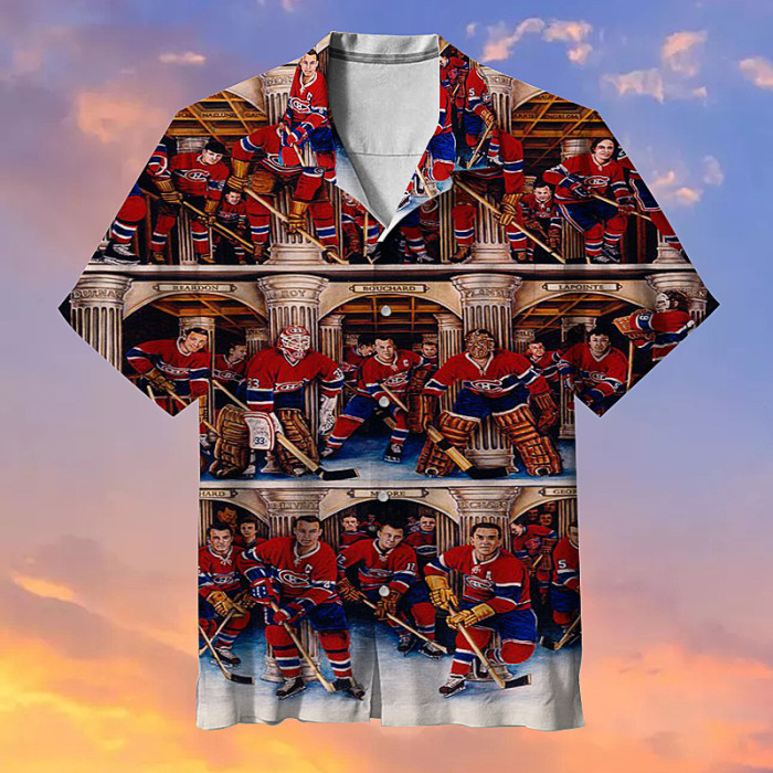 Hockey team Hawaiian shirts