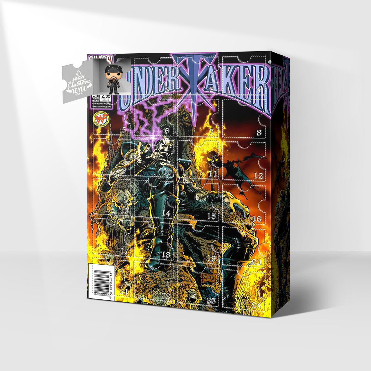 Wwe Advent Calendar Customize and Print