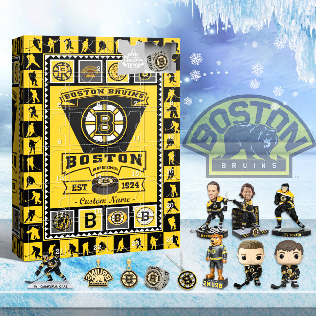 Boston Bruins Advent Calendar 2021-- The One With 24 Little Doors