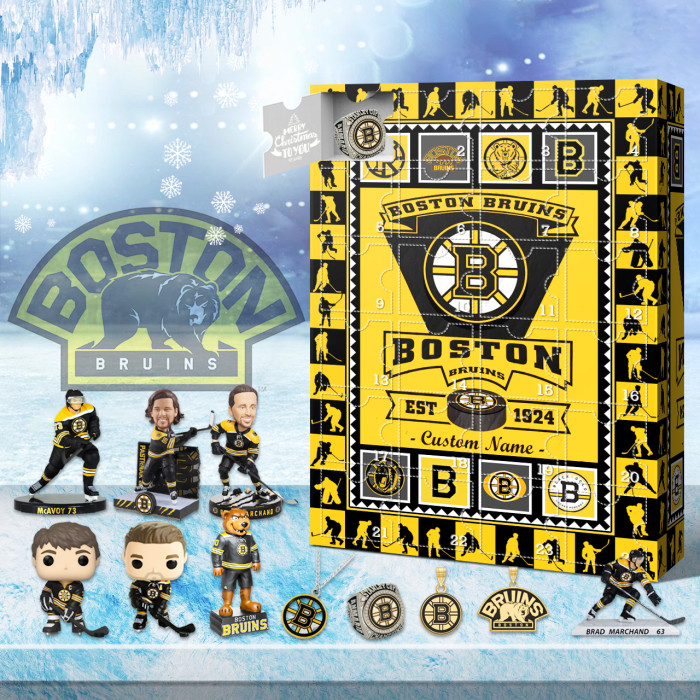 Boston Bruins Advent Calendar 2021-- The One With 24 Little Doors