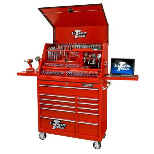 Extreme Tools 41  Deluxe Portable Workstation & Roller Cabinet Set
