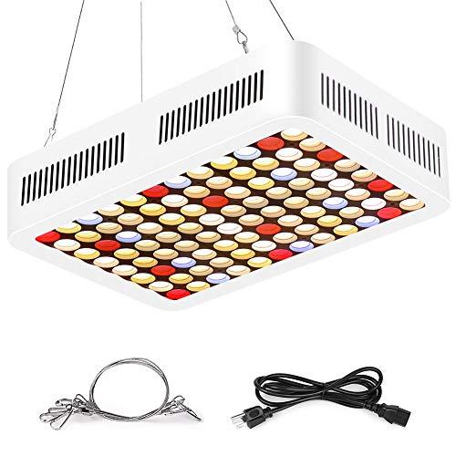 Roleadro LED Grow Light 600W, 4th Generation Series Grow Lights Compatible with Samsung LM301H Diodes 3500K Grow Lights Full Spectrum for Indoor Plants Seeding Veg Flower Growing Lamp
