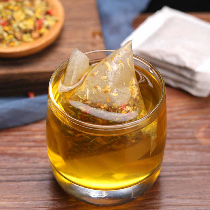 【菊花決明子花茶】天然養生熬夜恢複茶 明目/降压/降脂/通便/清热解毒 五大功效！菊花決明子牛蒡根金銀花桂花枸杞袋泡茶